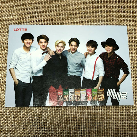 EXO GROUP #5 [ Lotte Pepero Day ] Official Photocard, EXO-K / New, Rare / Gift