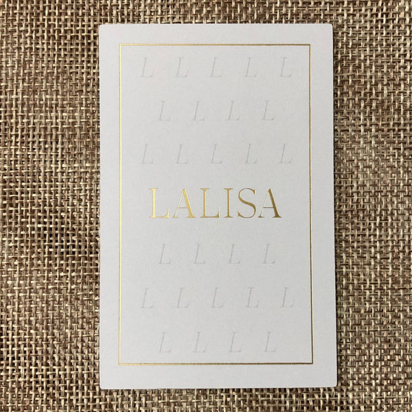 BLACKPINK LISA [ LALISA ] Official Gold Photocard, 1st Single / New, Rare / Gift