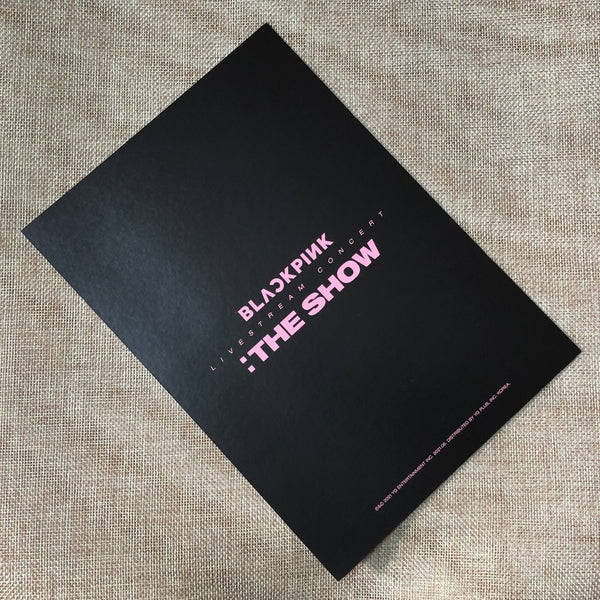 BLACKPINK GROUP #2 [ THE SHOW DVD ] Official Postcard Poster / New / Gift