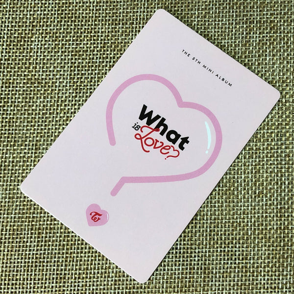 TWICE SANA [ What is Love ] Official Photocard, 5th Mini / New / Gift