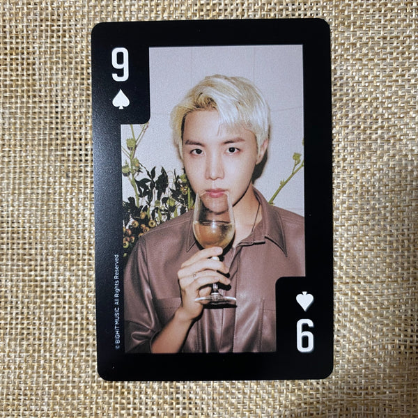 BTS J-HOPE [Global FC ARMY Membership Kit 9th] Trump Photocard Set / New, Rare