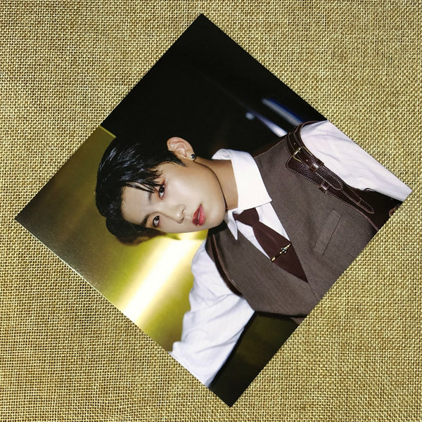 AB6IX WOOJIN [ SALUTE ] Official Postcard, 3rd Album / New, Rare / Gift