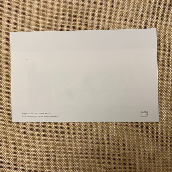 BTS GROUP [ MOVING BODY 001 ] Official Lenticular Photocard / New, Rare / Gift