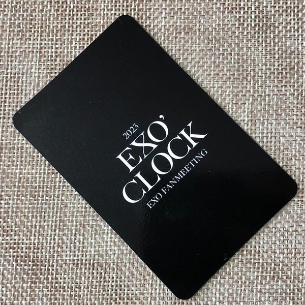 EXO SEHUN [ 2023 Fan Meeting EXO' Clock ] Official Photocard / New / Gift