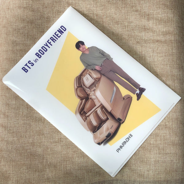 BTS V TAEHYUNG [ BODYFRIEND ] Official Clear File Holder / New, Rare / Gift