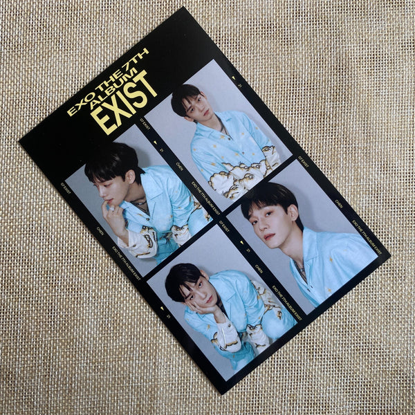 EXO CHEN [ EXIST ] Official Film Photos, 7th Album / New, Rare / Gift