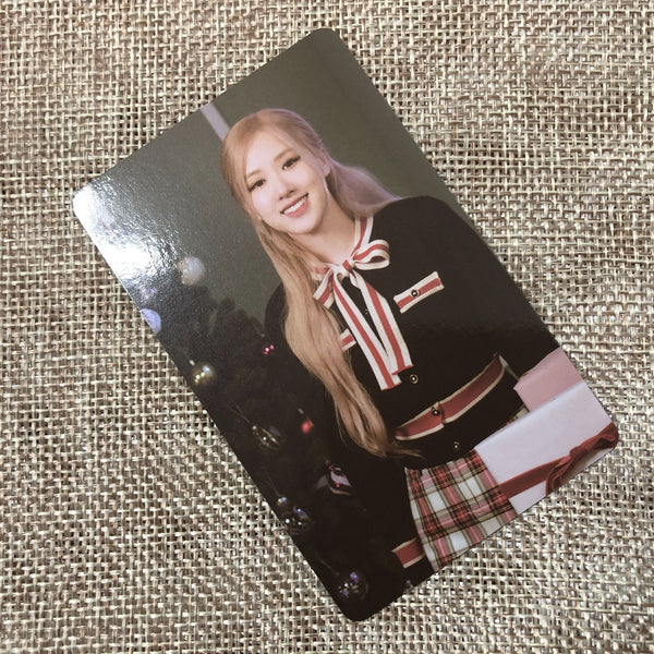 BLACKPINK ROSE #1  [THE GAME Photocard Collection] Christmas Ed / New, Rare/GFT