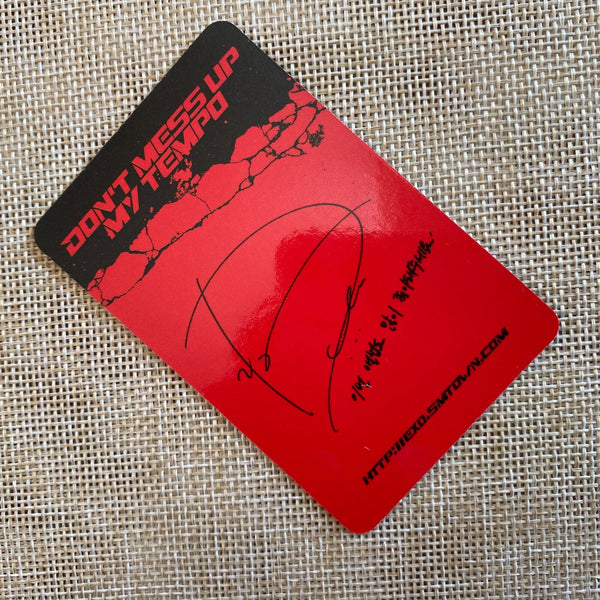 EXO D.O [Don't mess up My Tempo] Official Photocard, Vivace 5th / New, Rare /+G