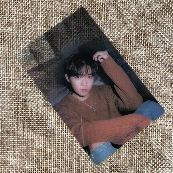 WANNA ONE KIM JAEHWAN [Nothing Without You] Official Transparent Photocard /+G