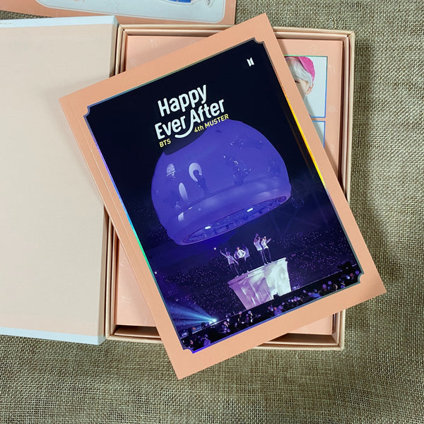 BTS [ 4th Muster Happy Ever After ] Official Blu-ray CD+Photobook+Sticker / New