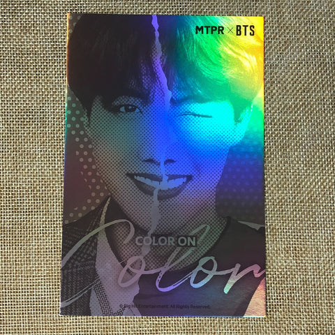 BTS J-HOPE [MTPR Contact Lens] Official Hologram Postcard, Limited / New / Gift