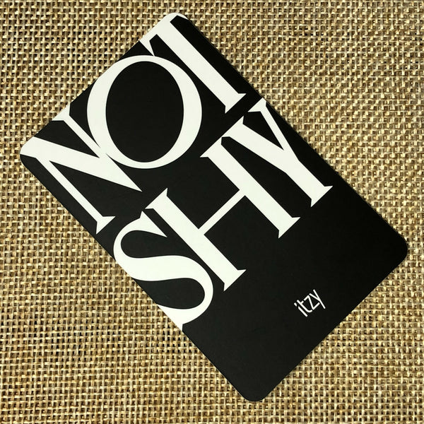 ITZY LIA YUNA [ NOT SHY ] Official Photocard, 3rd Mini Album / New / Gift