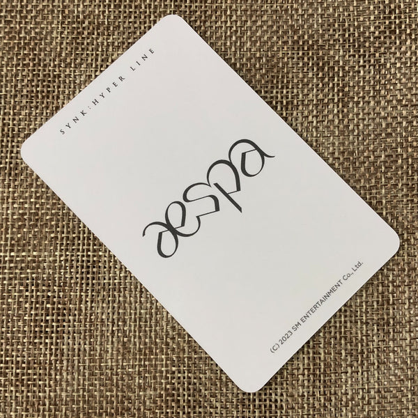 AESPA GISELLE #1 [ Concert SINK HYPER LINE ] Official Photocard / New / Gift