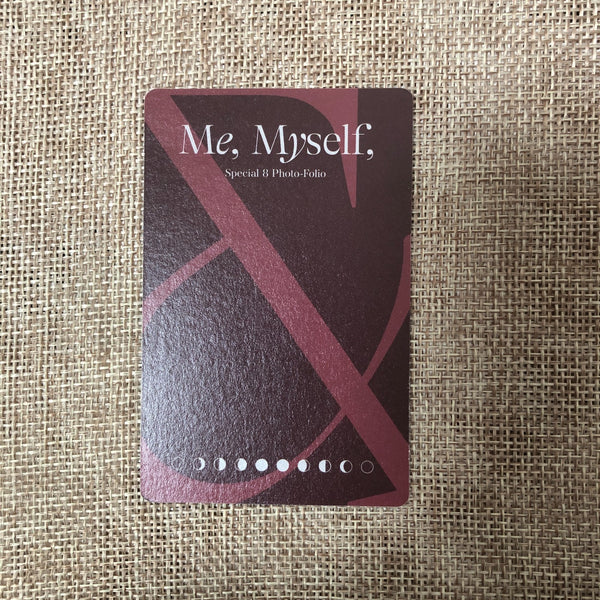 BTS JUNGKOOK [ Special 8 Photo-folio Me, Myself ] Official Photocard / New/ Gift