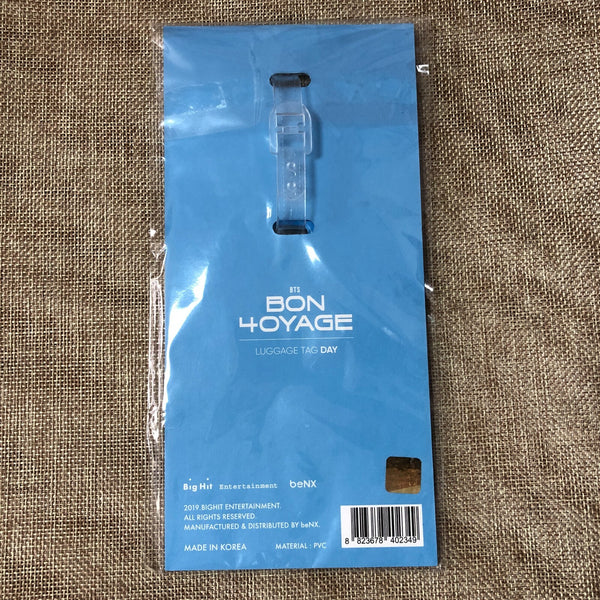 BTS [ BON VOYAGE Season 4 ] Official Luggage Limited Tag, Day Ver. / New / Gift