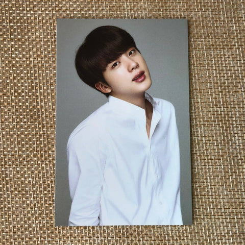 BTS JIN  #1 [ VT Think Your Teeth Official Photocard Black, White ] NEW /+G
