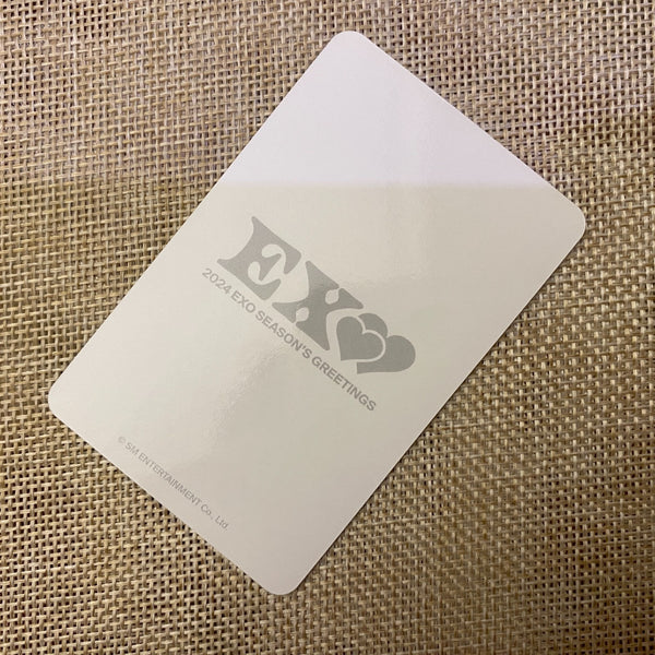 EXO CHANYEOL #1 [2024 Season's Greeting] Official Photocard, POB / New, Rare /+G