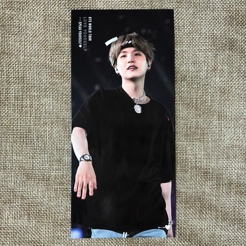 BTS SUGA [ Speak Yourself World Tour London DVD ] Official Bookmark / New / Gift