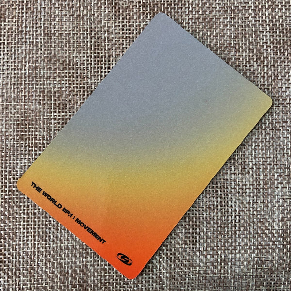 ATEEZ SEONGHWA [THE WORLD EP.1 : MOVEMENT] Official Photocard, Z Ver / Gift