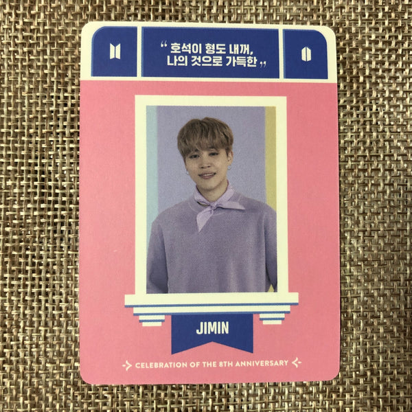 BTS JIMIN [FESTA D-Day Calendar 8th Anniversary] Official Photocard Set / Gift