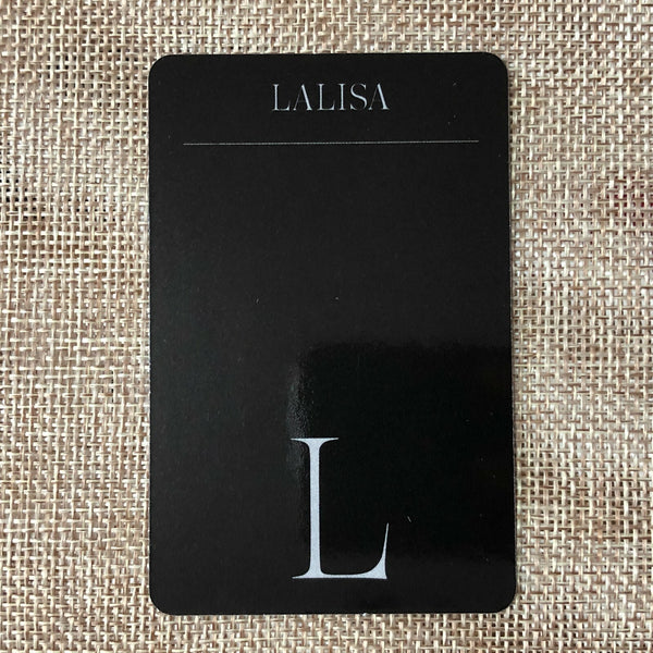 BLACKPINK LISA #2 [LALISA] Official Photocard, 1st Single Black Ver / New / Gift