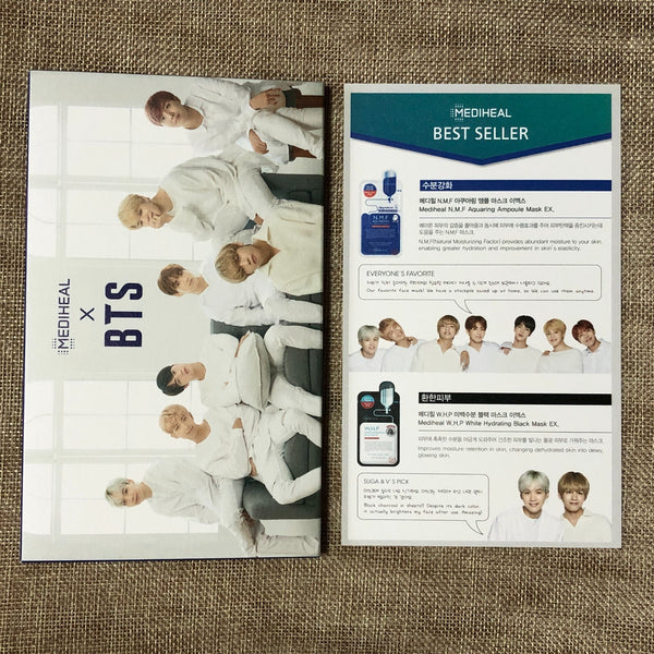 BTS GROUP #2 [ BTS X MEDIHEAL ] Official Postcard Full SET of 14 / New / Gift