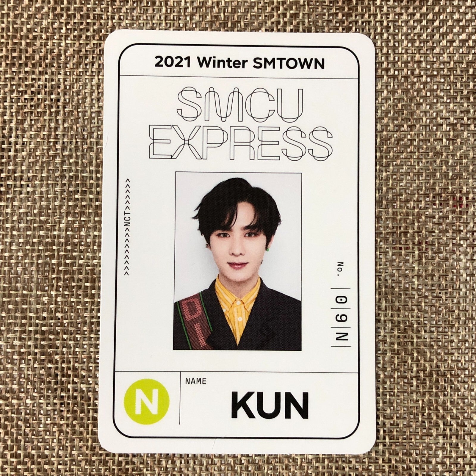 NCT 127 KUN [ 2021 Winter SMTOWN SMCU EXPRESS ] Official Photocard / New / Gift