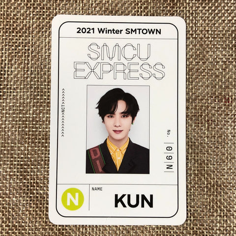 NCT 127 KUN [ 2021 Winter SMTOWN SMCU EXPRESS ] Official Photocard / New / Gift