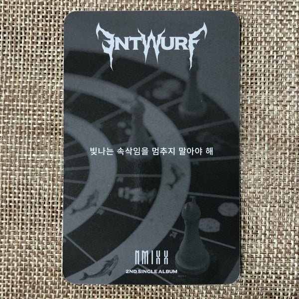 NMIXX KYUJIN [ Entwurf ] Official Photocard, Light Ver. / New / Gift
