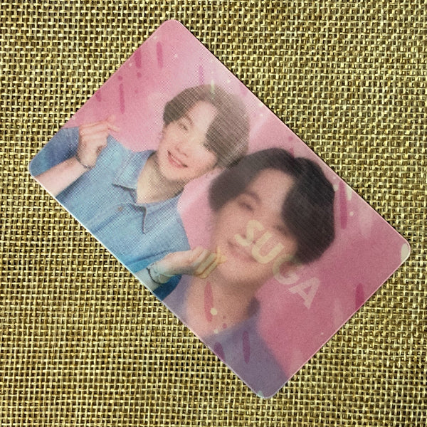 BTS SUGA [ Chilsung Cider ] Official Lenticular Photocard / New, Rare / Gift