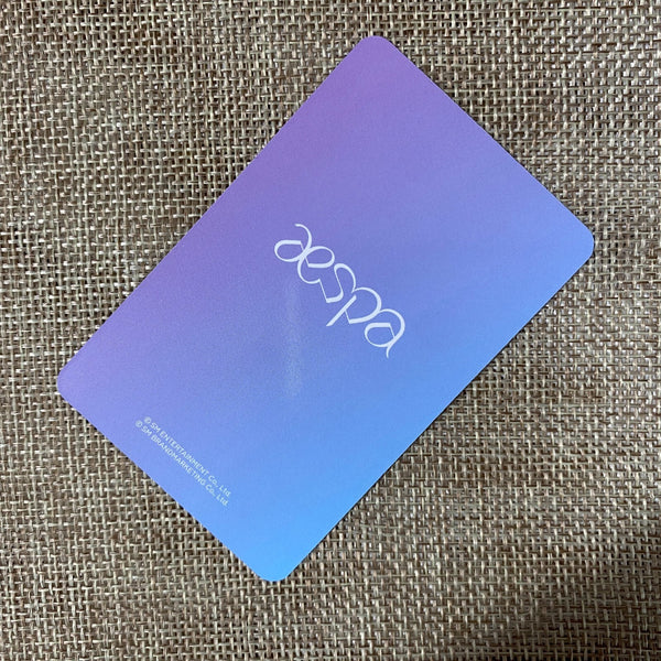 AESPA WINTER [ Light Stick Fanlight Official Photocard ] Special / New / Gift