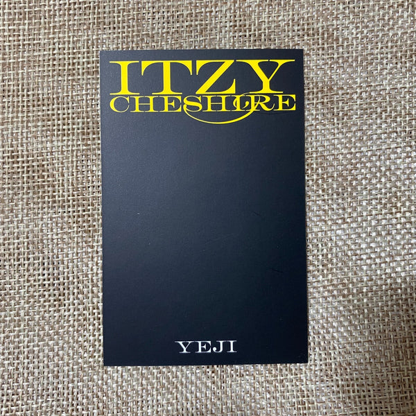 ITZY YEJI #4 [ CHESHIRE ] Official Photocard, Neon 6th Mini Album / New / Gift
