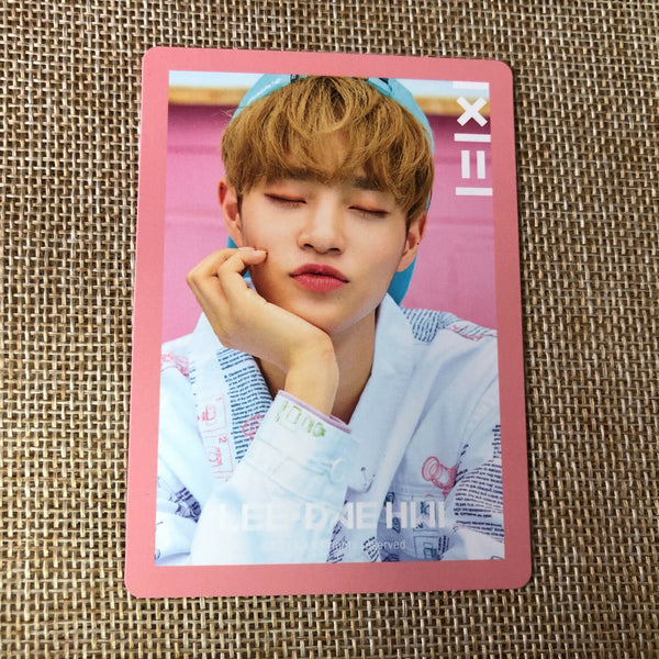 WANNA ONE LEE DAEHWI [ TO BE ONE ] Official Photocard, Pink Ver / New / Gift