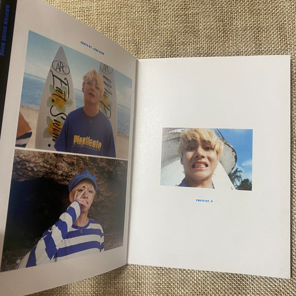 BTS V [ 2018 Summer Package Saipan ] Selfie Book Official Guidebook / New / Gift