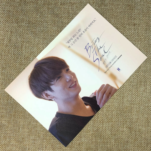 BTS JUNGKOOK [Bring The Soul Docu Series] Official Postcard Photocard / Gift