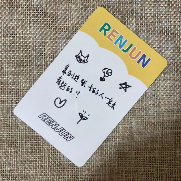 NCT RENJUN #3 [MOEVIR Magzine] Official Trading Photocard, Hologram / New / Gift