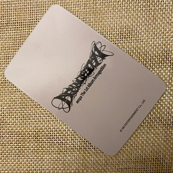 AESPA KARINA [Amageddon] Official Photocard, APPLE MUSIC POB Lucky Draw / Gift