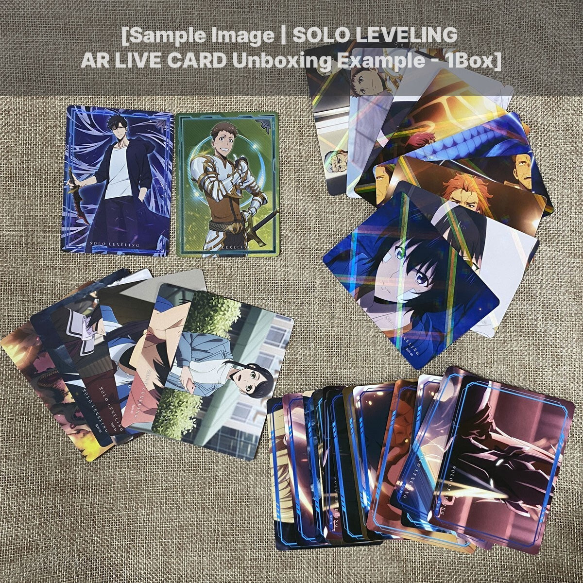 Solo Leveling Official AR Booster Box (10 Packs / 30 Cards) / Exclusive Ltd