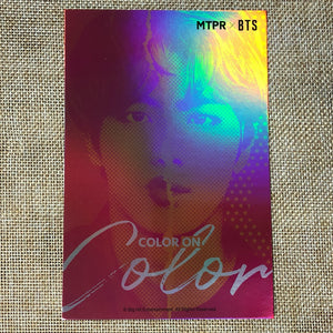 BTS JIN [ MTPR Contect Lens ] Official Hologram Postcard, Limited / New / Gift