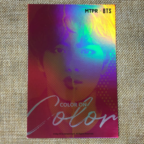 BTS JIN [ MTPR Contect Lens ] Official Hologram Postcard, Limited / New / Gift