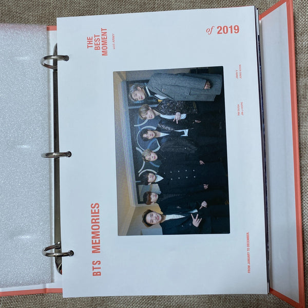 BTS [ Memories of 2019 ] Official DVD Set, Korean, No PC / Mint, Rare / Gift