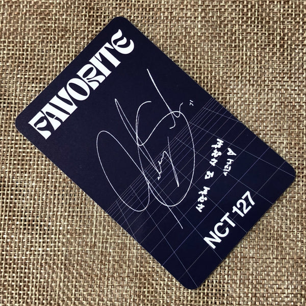 NCT 127 JOHNNY [FAVORITE] Official Photocard, Repackage KIHNO Poetic / Gift