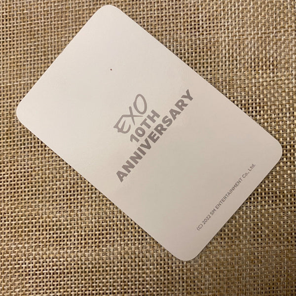 EXO SUHO #3 [10th Anniversary Limited Ed.] Official Photocard / New, Rare / Gift