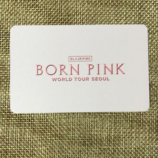 BLACKPINK LISA [Born Pink World Tour Seoul Weverse] Official Photocard / Gift