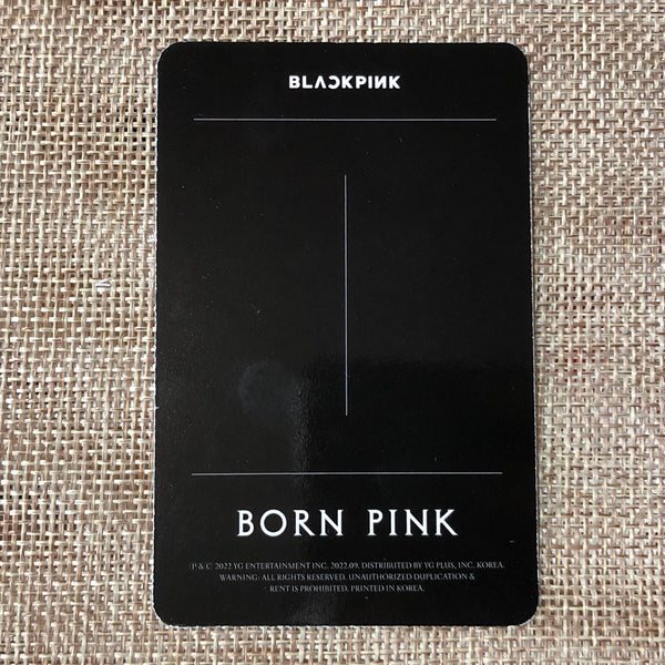BLACKPINK JISOO #1 [ Born Pink ] Official Photocard / New / Gift