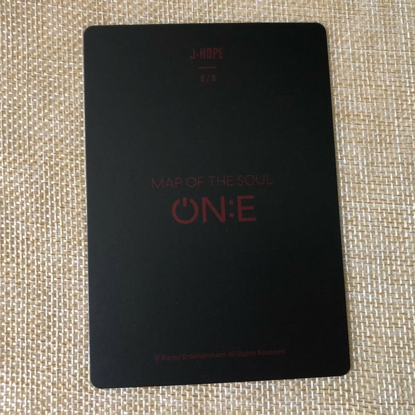 BTS J-HOPE 6/8 [Map of the Soul ON:E] Official Mini Photocard, ONE / New / Gift