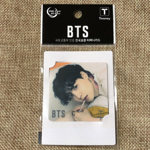 BTS SUGA [ 2021 CU T-Money ] Official Mini transparent Photocard / New / Gift