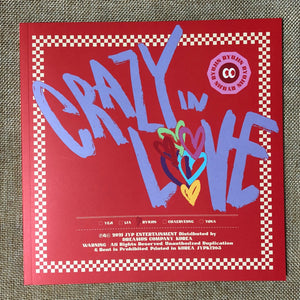 ITZY RYUJIN [CRAZY IN LOVE] Official Photobook + Poster +Sticker Set / Gift