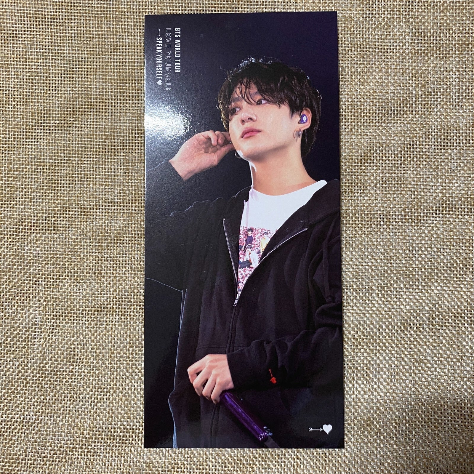 BTS JUNGKOOK [Speak Yourself World Tour London DVD] Official Bookmark / Gift