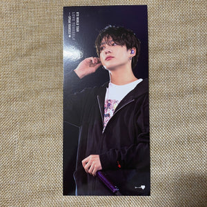 BTS JUNGKOOK [Speak Yourself World Tour London DVD] Official Bookmark / Gift